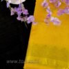 Handloom Mangalagiri Silk Cotton Saree – Yellow with Gold Zari Border