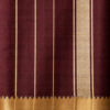 Handloom Mangalagiri Silk Cotton Saree – Maroon with Gold Zari Border