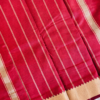 Handloom Mangalagiri Silk Cotton Saree – Maroon with Gold Zari Big Border
