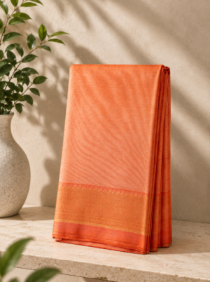 f74d6f5a-0939-421b-92dc-45d2a907b3b6 Handloom Mangalagiri Silk Cotton Saree – Dark Purple with Gold Zari Border (Copy)
