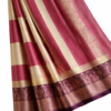 Handloom Mangalagiri Silk Cotton Saree – Light Green Color with Kanchi Zari Border
