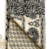 Kalamkari Silk Saree – Black Peacocks Border