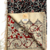 Kalamkari Silk Saree – Red base Cow Motifs