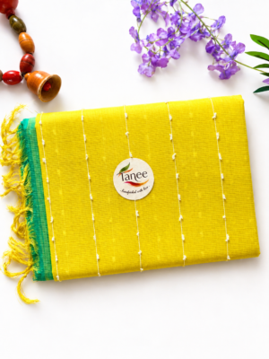 Mangalagiri pure pattu(silk) saree Jute lines