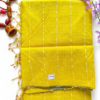 Mangalagiri pure pattu(silk) saree with Jute lines