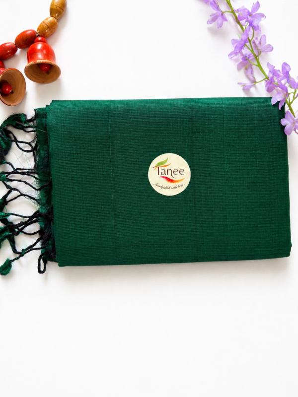 Mangalagiri pure plain pattu(silk) saree running blouse