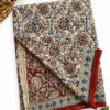 Kalamkari Pure Cotton Saree – Hand block printed Maroon