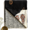 Kalamkari Silk Saree – Double Dye Black