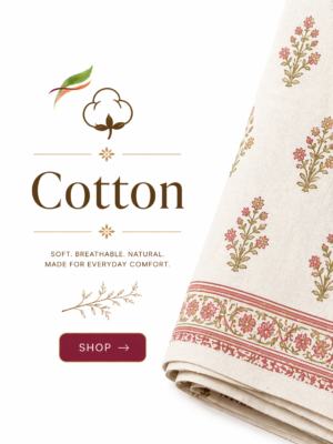 Handloom Ikkat Mercerised Cotton Saree – Navy Blue Body & Mustard Border (NO Blouse)