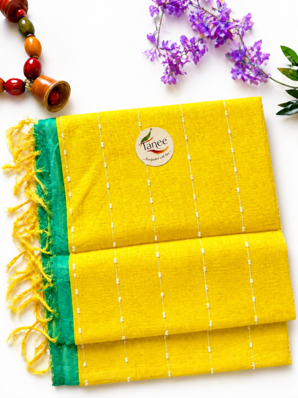 Mangalagiri pure pattu(silk) saree Jute lines