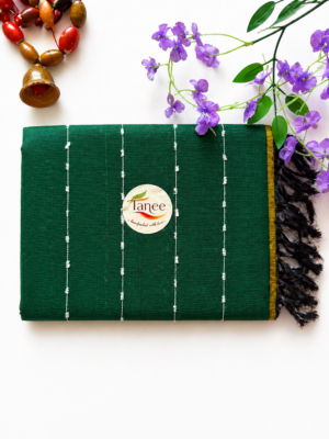 Mangalagiri pure pattu(silk) saree with Jute lines