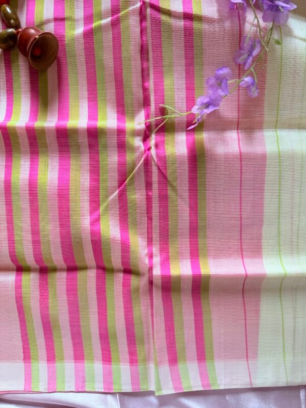 Mangalagiri pure pattu(silk) saree lines