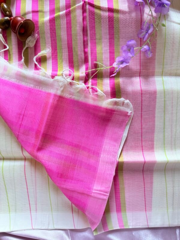 Mangalagiri pure pattu(silk) saree lines