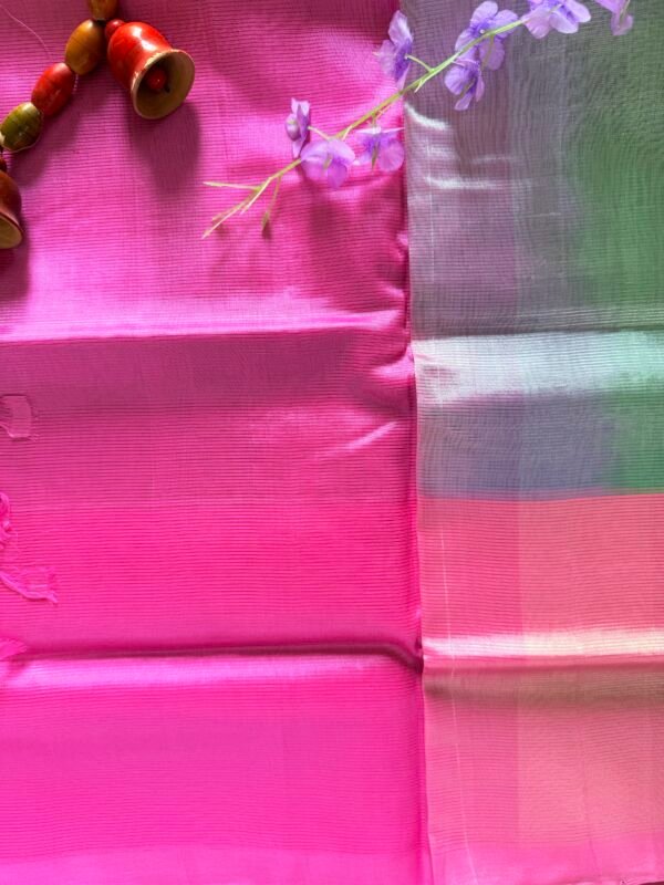 Mangalagiri Pure Pattu(silk) Saree Pastel Colour Blends