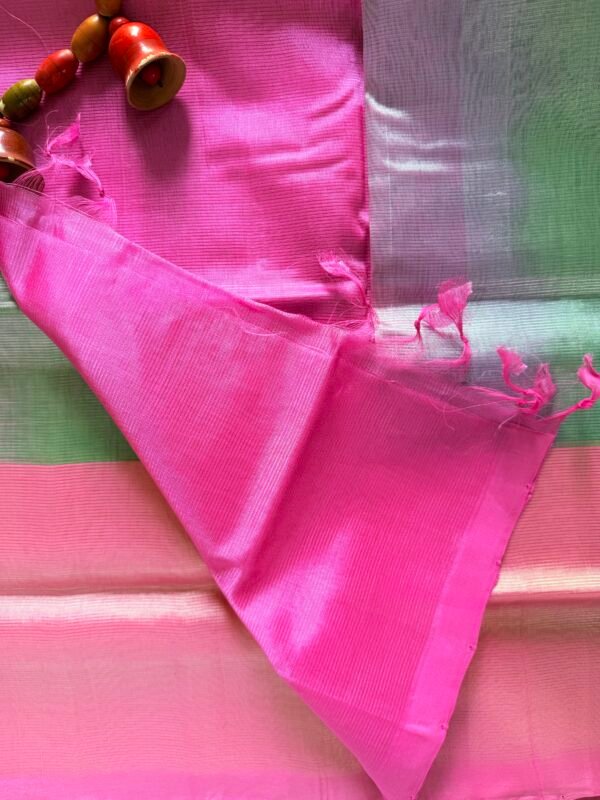 Mangalagiri Pure Pattu(silk) Saree Pastel Colour Blends