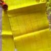 Mangalagiri pure pattu(silk) saree Jari lines blouse