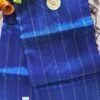 Mangalagiri pure pattu(silk) saree silver jari lines