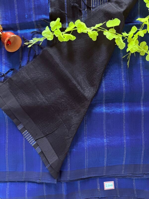 Mangalagiri pure pattu(silk) saree silver jari lines