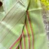Mangalagiri pure plain pattu(silk) lines saree