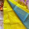 Mangalagiri pure pattu(silk) saree with Jute lines