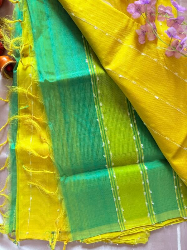Mangalagiri pure pattu(silk) saree Jute lines