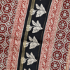Handblock Printed Maheshwari Silk Saree