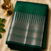 60452ebb-12e3-4f55-9575-e6933f8b29ae Green Temple Stripe – Pure Mangalagiri Silk Saree