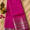 8a5b76c7-18e3-4029-9462-5bc62aa498cf Rani Pink Temple Stripe – Pure Mangalagiri Silk Saree