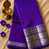 e9457ded-7b17-4adc-bffb-7a7158665fb6 Royal purple Kanchi Border – Pure Mangalagiri Silk Saree