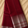 fc1abd57-6676-4652-9548-6f157807b15a Dark Red Temple Stripe – Pure Mangalagiri Silk Saree