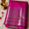 fe2473a5-486c-41c7-ba43-32c1bbeb5b53 Rani Pink Temple Stripe – Pure Mangalagiri Silk Saree