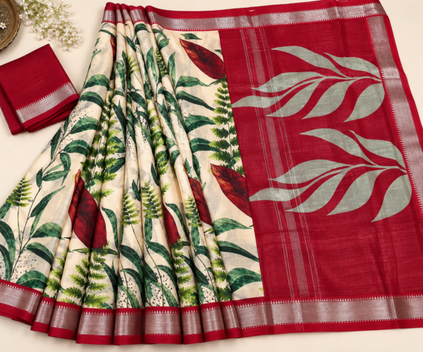 2bdbb8b0-8f85-468a-a684-e5e290d8f03f Mangalagiri Digital Print saree with flowers