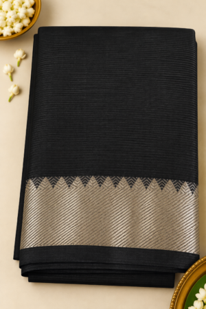 952ddd08-03b4-4f85-b084-b440218aa3fd Handloom Mangalagiri Silk Cotton Saree – Temple plain Border