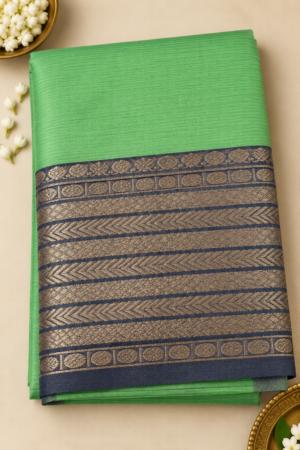 b75d2d8f-52d4-42d5-915e-a99bfb533a45 Handloom Mangalagiri Silk Cotton Saree – Kanchi Border