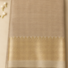 d9ba72f1-2a39-4a7b-b1ad-7e23bc91787d Handloom Mangalagiri Silk Cotton Saree – Champagne Beige Temple plain Border